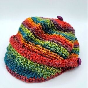 Hat Knitted Multicolor #1022